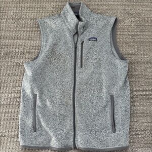 Patagonia Heather Gray Fleece Vest XL